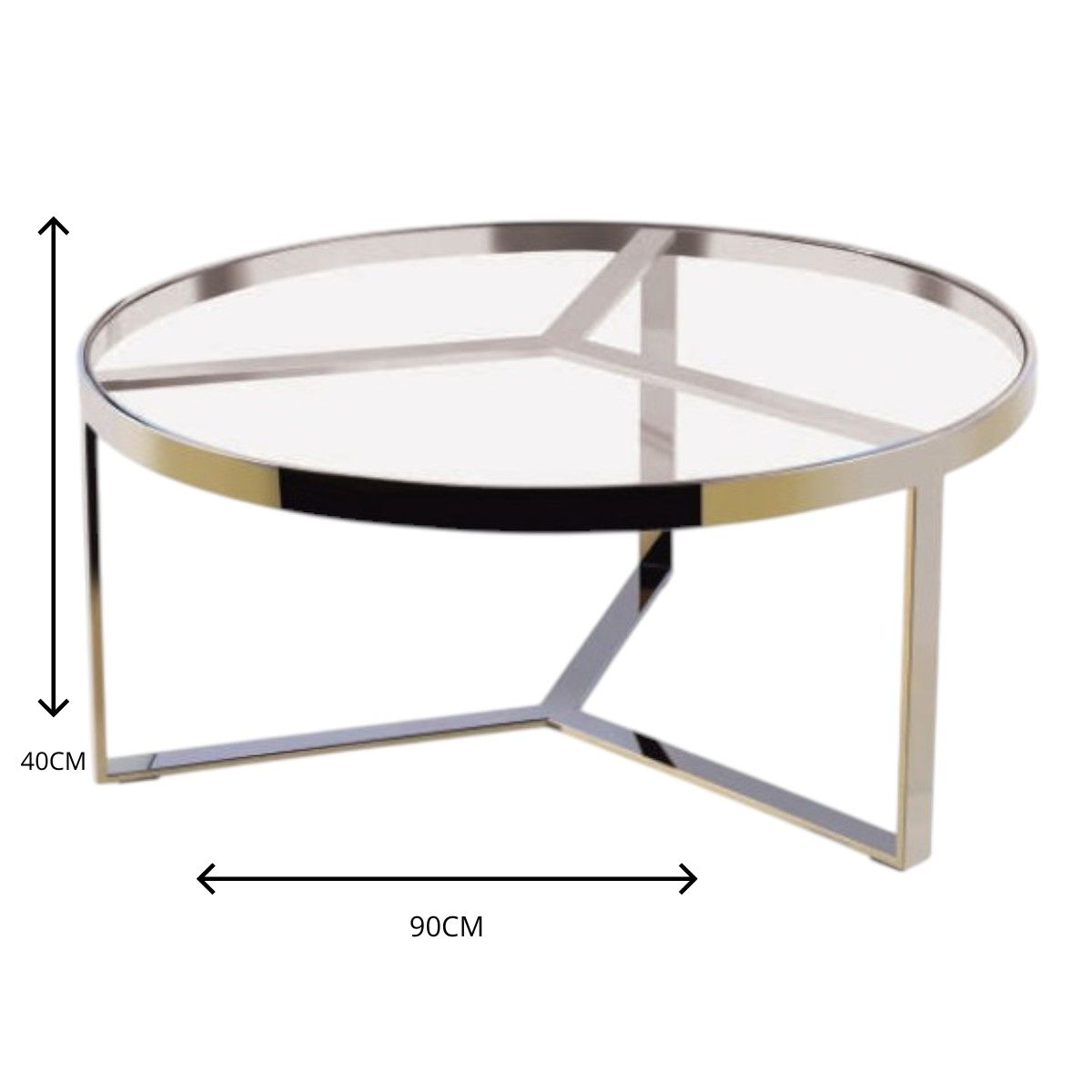 Foto 4 | Mesa De Centro Galga Gold Terzetto