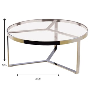 Foto 4 | Mesa De Centro Galga Gold Terzetto