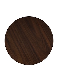 Foto 6 | Mesa Centro Minimalista Auxiliar Circular Sala Moderna Marron Cocina Lateral Metal Mdf