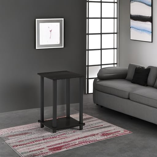 Foto 5 | Mesa Auxiliar Furinno Simplistic, Paquete De 2 Unidades, Color Espresso Y Negro - Venta Internacional.