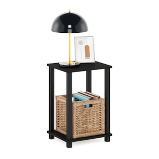 Foto 6 | Mesa Auxiliar Furinno Simplistic, Paquete De 2 Unidades, Color Espresso Y Negro - Venta Internacional.