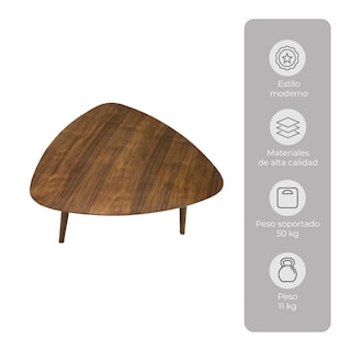 Foto 5 | Mesa De Centro Relan Tera Café