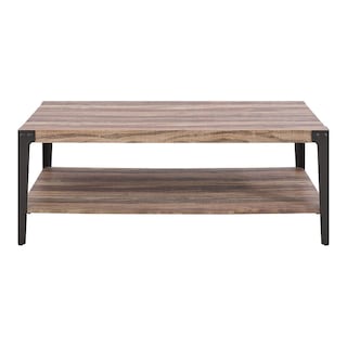 Foto 1 | Mesa De Centro Decorativa, Acabado De Madera Envejecida