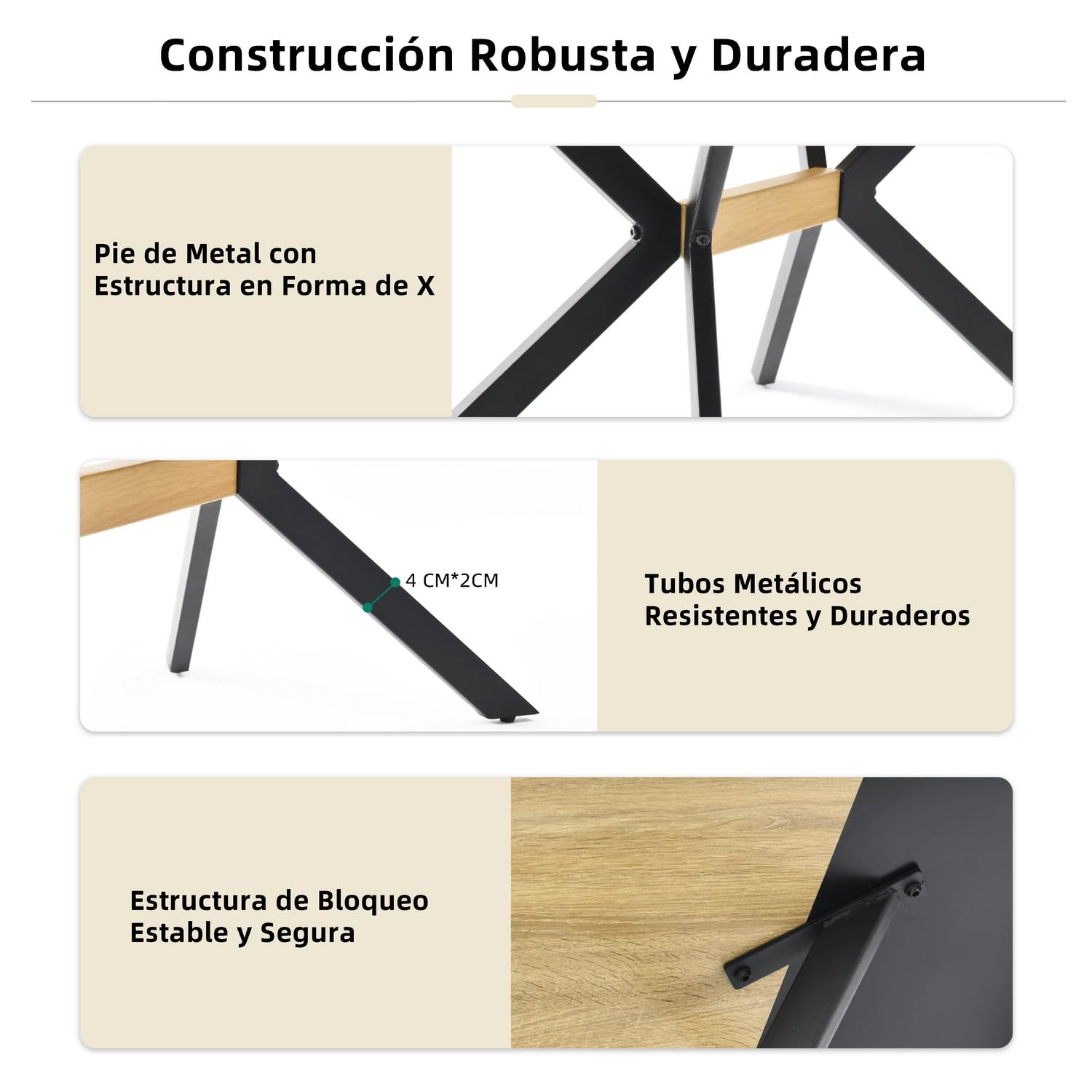 Foto 7 pulgar | Mesa De Centro Furniturer Mirage Negro 100 X 50 X 44.5 Cm