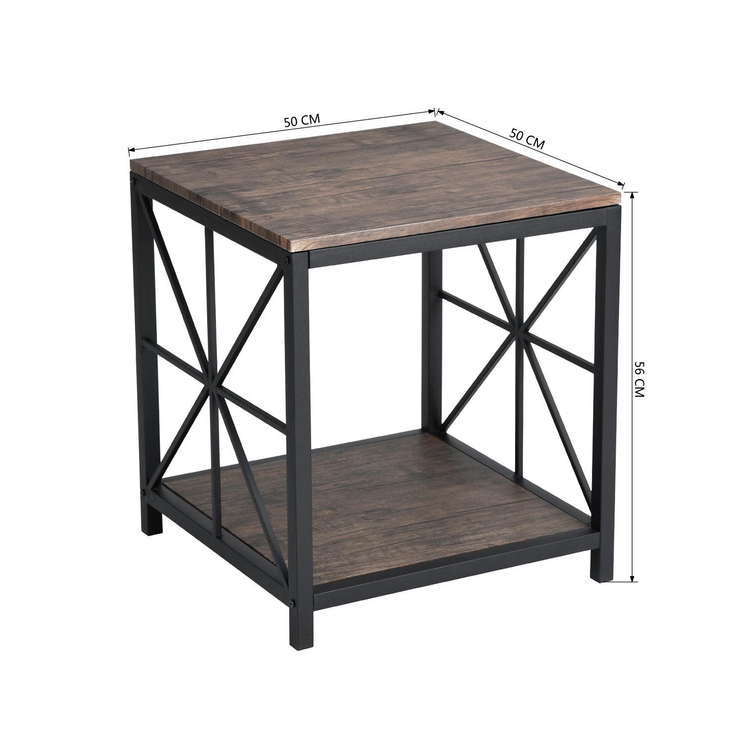 Foto 5 | Mesa De Centro Furniturer Shape Marrón