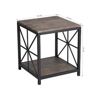Foto 5 | Mesa De Centro Furniturer Shape Marrón