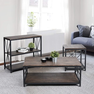 Foto 6 | Mesa De Centro Furniturer Shape Marrón