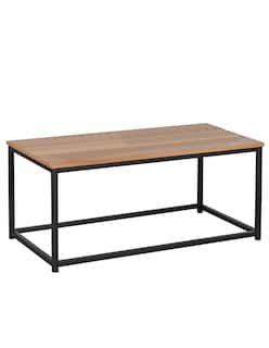 Foto 1 | Mesa De Centro Moderna Auxiliar Madera 90x48x40 Color Nogal