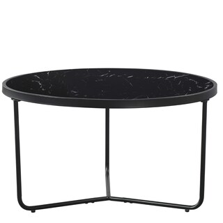 Foto 1 | Mesa De Centro Baja Fher Marmol-negro-cristal