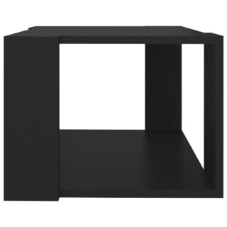 Foto 4 | Mesa De Café Vidaxl De Madera Diseñada Con Almacenamiento 40 X 40 X 30 Cm Color Negro - Venta Internacional.
