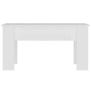 Foto 6 | Mesa De Café Vidaxl De Madera De Ingeniería Blanca 101 X 49 X 52 Cm - Venta Internacional.