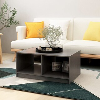 Foto 2 | Mesa De Café Vidaxl De Madera De Pino Maciza Gris 75x50x33 5 Cm - Venta Internacional.