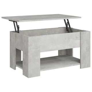 Foto 1 | Mesa De Café Vidaxl Concrete Grey Engineered Wood 79x49x41 Cm - Venta Internacional.