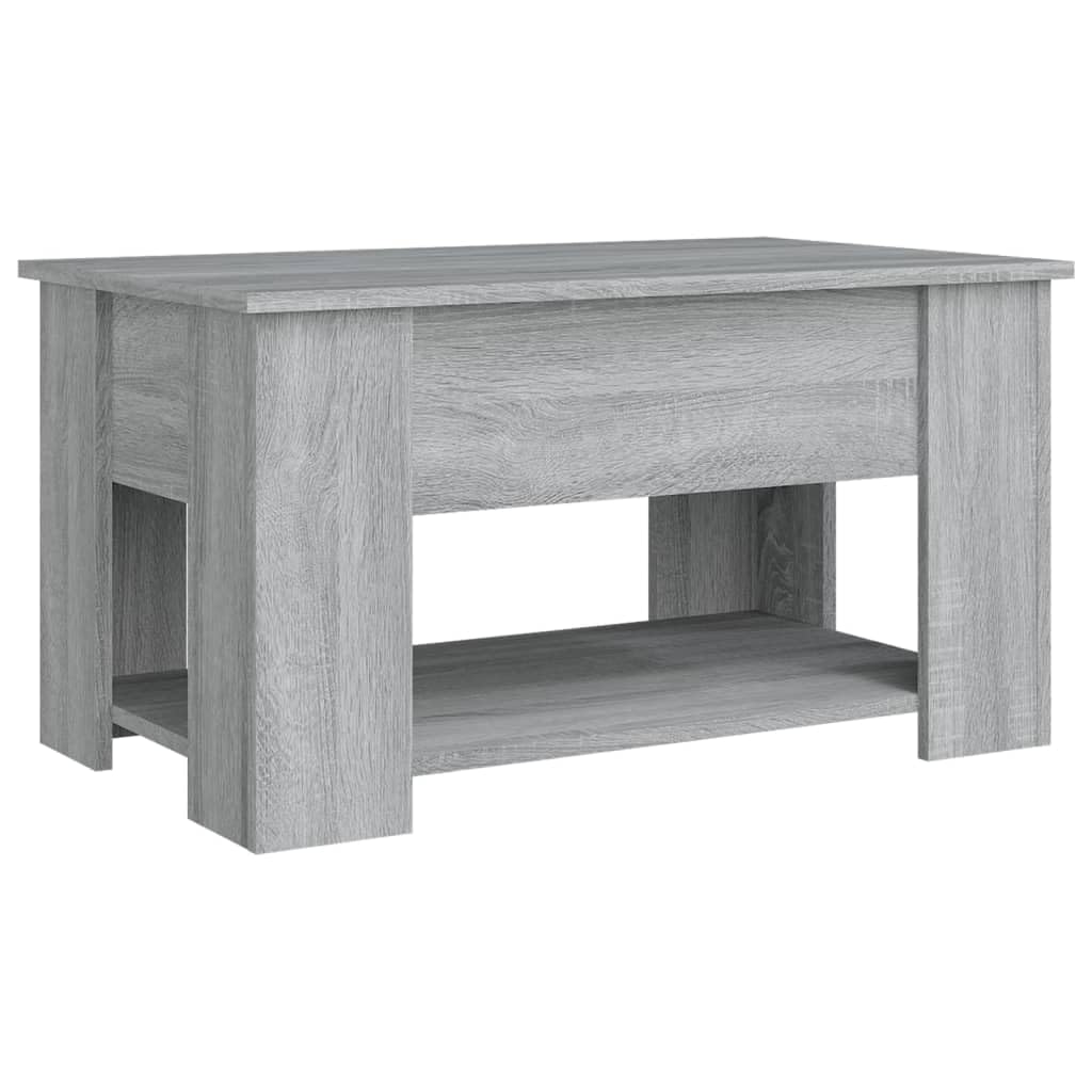 Foto 6 pulgar | Mesa De Café Vidaxl  Madera De Ingeniería Sonoma Gris  79 X 49 X 41 Cm - Venta Internacional.
