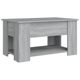 Foto 5 | Mesa De Café Vidaxl Madera De Ingeniería Sonoma Gris 79 X 49 X 41 Cm - Venta Internacional.