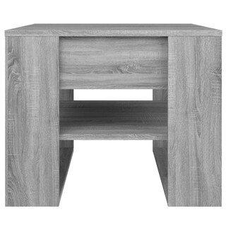 Foto 3 | Mesa De Café Vidaxl Sonoma Gris Multicapa De Madera 55 5x55x45 Cm - Venta Internacional.