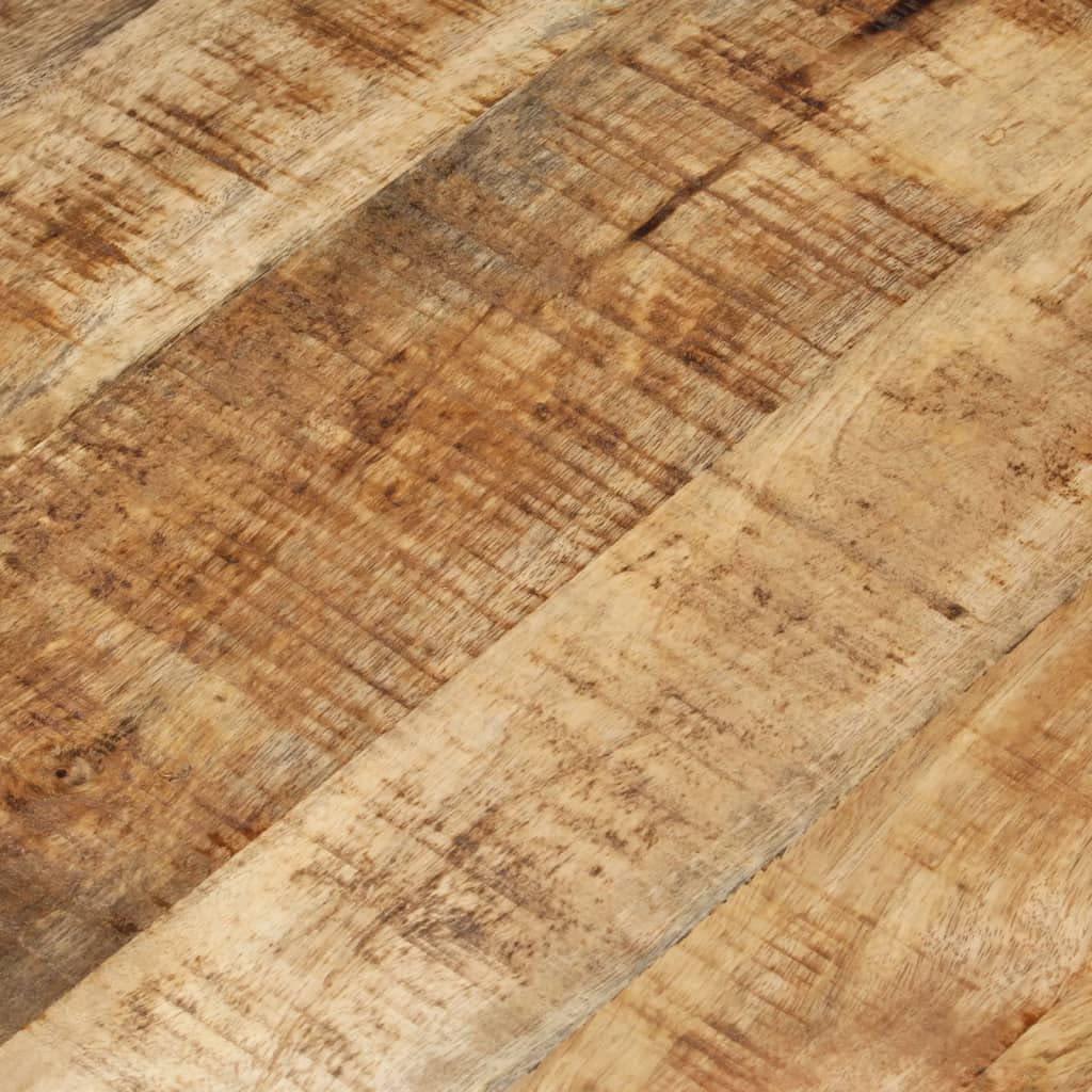 Foto 7 pulgar | Mesa De Café Vidaxl De Madera De Mango Rugosa De 26 8 Cm Con Marco De Hierro - Venta Internacional.