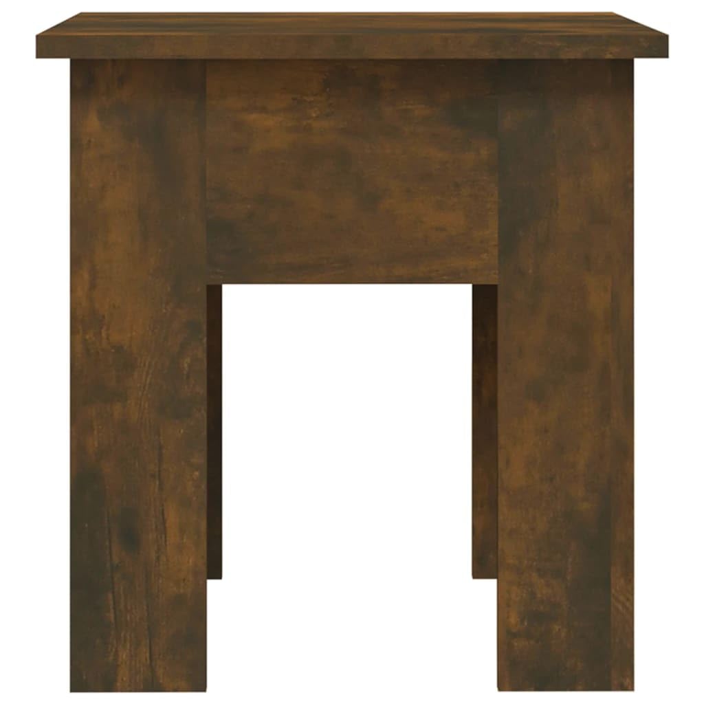 Foto 4 pulgar | Mesa De Café Vidaxl Cuadrada De Madera De Roble Ahumado De 42 Cm - Venta Internacional.