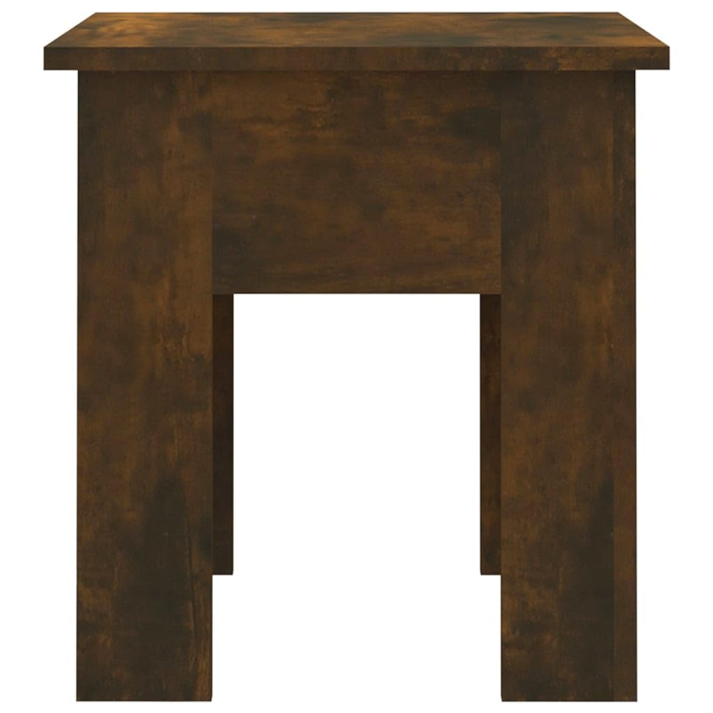 Foto 5 pulgar | Mesa De Café Vidaxl Cuadrada De Madera De Roble Ahumado De 42 Cm - Venta Internacional.