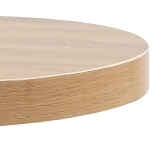 Foto 4 | Mesa Bistró Vidaxl Mdf 60 Cm Color Marrón Claro Forma Redonda - Venta Internacional.