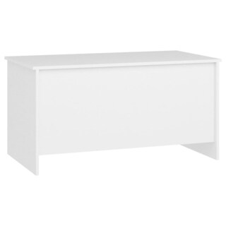 Foto 3 | Mesa De Café Vidaxl Madera De Ingeniería Blanca 102 X 56 X 53 Cm - Venta Internacional.
