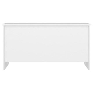 Foto 4 | Mesa De Café Vidaxl Madera De Ingeniería Blanca 102 X 56 X 53 Cm - Venta Internacional.