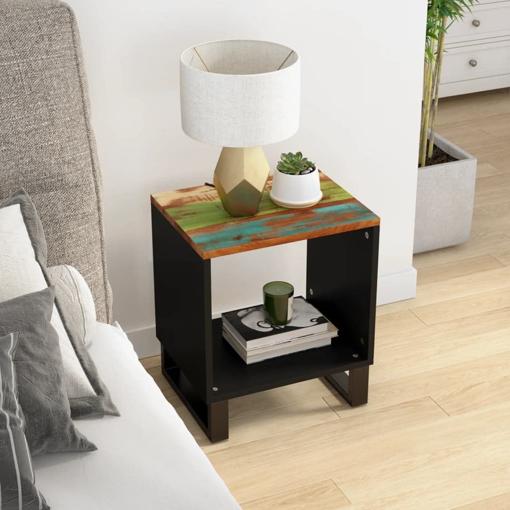 Foto 3 pulgar | Mesa De Café Vidaxl Hecha A Mano En Madera Recuperada Multicolor - Venta Internacional.