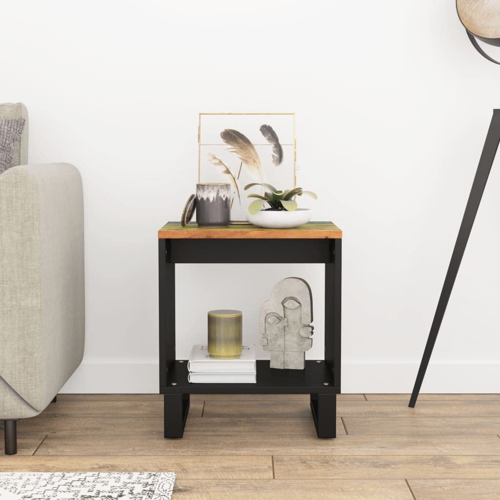 Foto 4 pulgar | Mesa De Café Vidaxl Hecha A Mano En Madera Recuperada Multicolor - Venta Internacional.