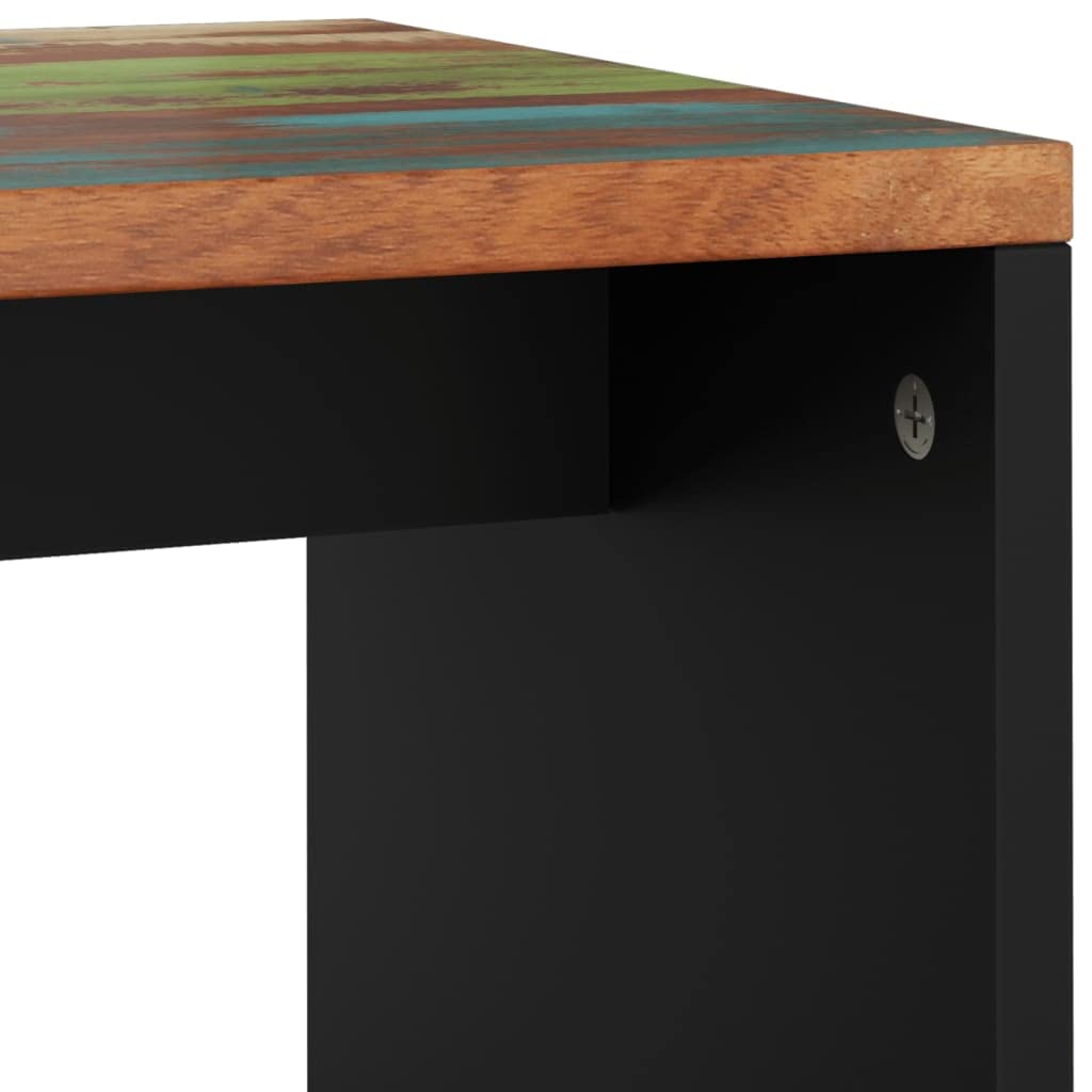 Foto 8 pulgar | Mesa De Café Vidaxl Hecha A Mano En Madera Recuperada Multicolor - Venta Internacional.