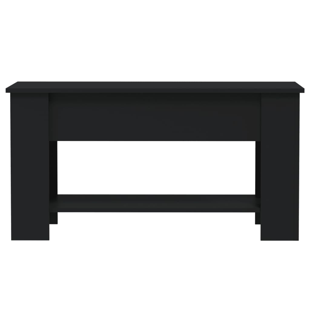 Foto 5 pulgar | Mesa De Café Vidaxl De Madera De Ingeniería Negra 101 X 49 X 52 Cm - Venta Internacional.