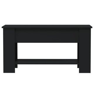 Foto 4 | Mesa De Café Vidaxl De Madera De Ingeniería Negra 101 X 49 X 52 Cm - Venta Internacional.