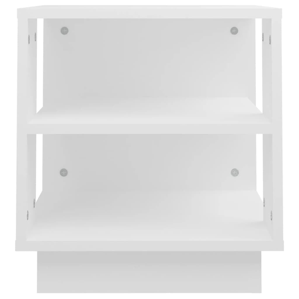 Foto 7 pulgar | Mesa De Café Vidaxl De Madera Artificial Blanca 40x40x43 Cm - Venta Internacional.