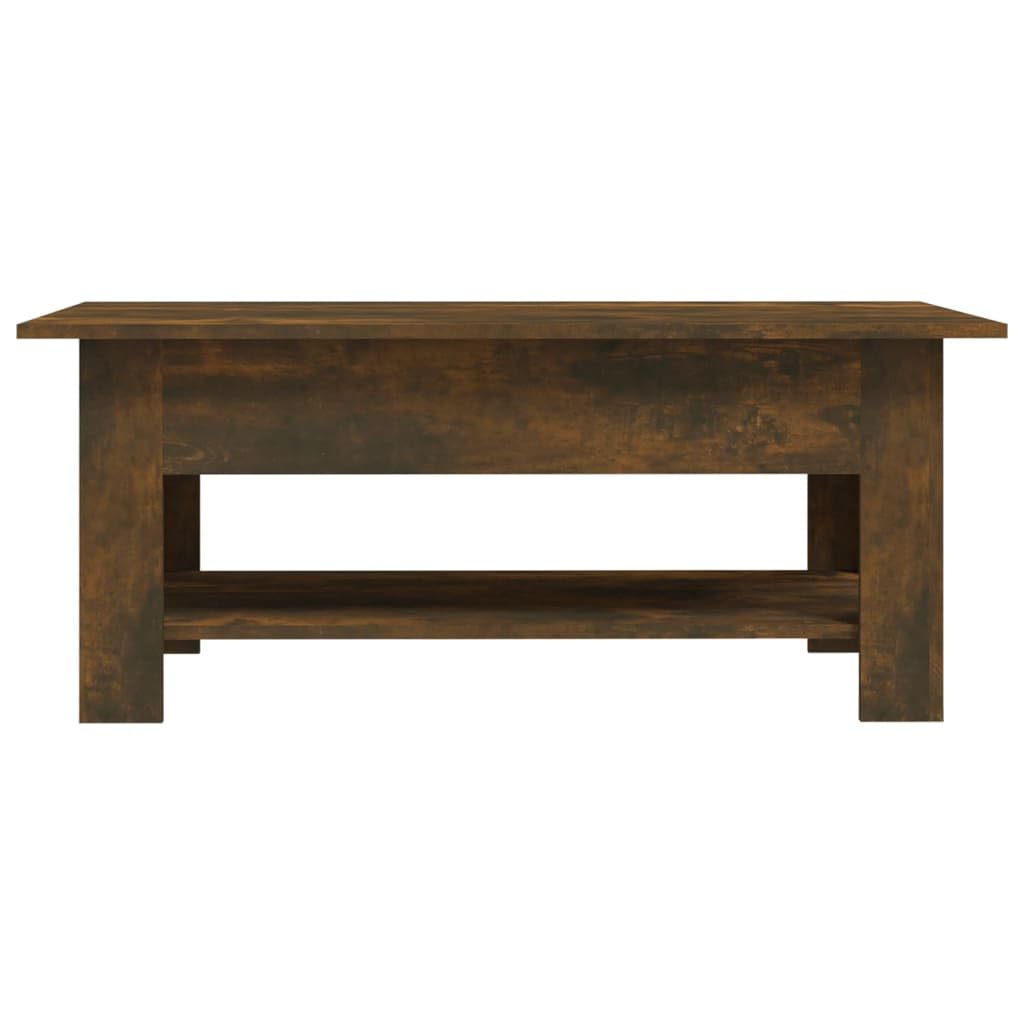 Foto 4 pulgar | Mesa De Café Vidaxl De Madera Aglomerada De Roble Ahumado 102x55x42 Cm - Venta Internacional.