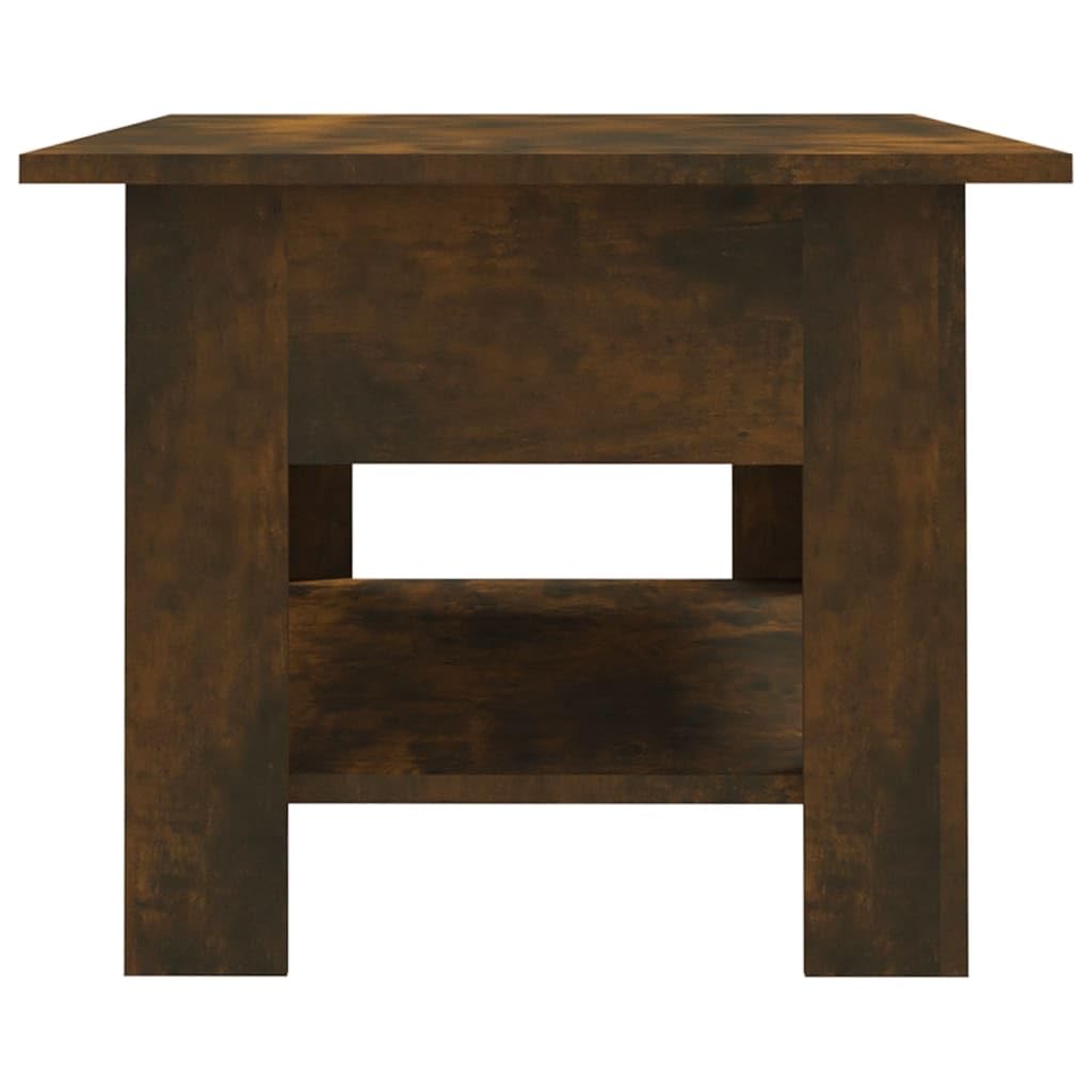 Foto 5 pulgar | Mesa De Café Vidaxl De Madera Aglomerada De Roble Ahumado 102x55x42 Cm - Venta Internacional.