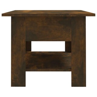 Foto 4 | Mesa De Café Vidaxl De Madera Aglomerada De Roble Ahumado 102x55x42 Cm - Venta Internacional.