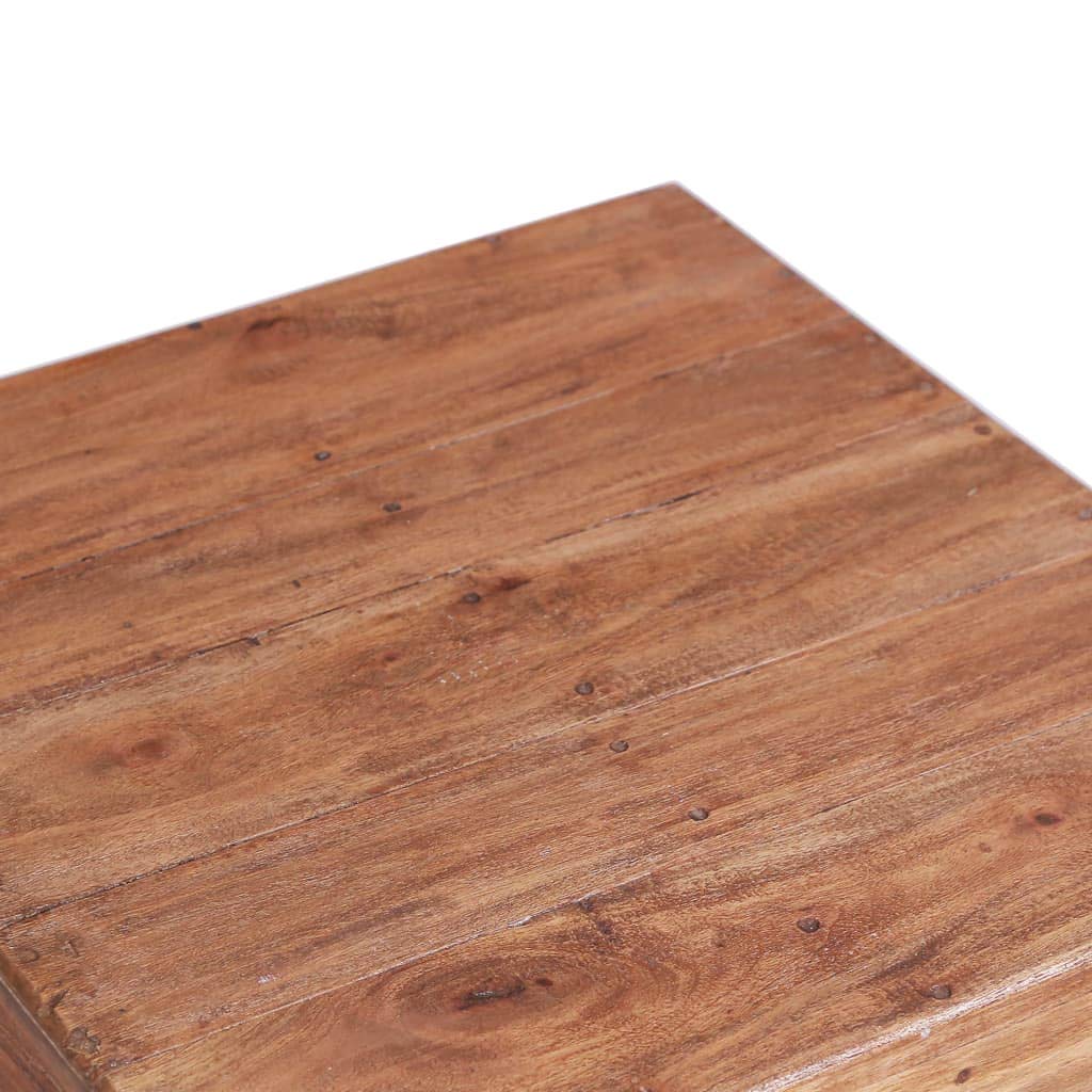 Foto 4 | Mesa De Café Vidaxl De Madera Maciza Hecha A Mano Con Madera Recuperada - Venta Internacional.