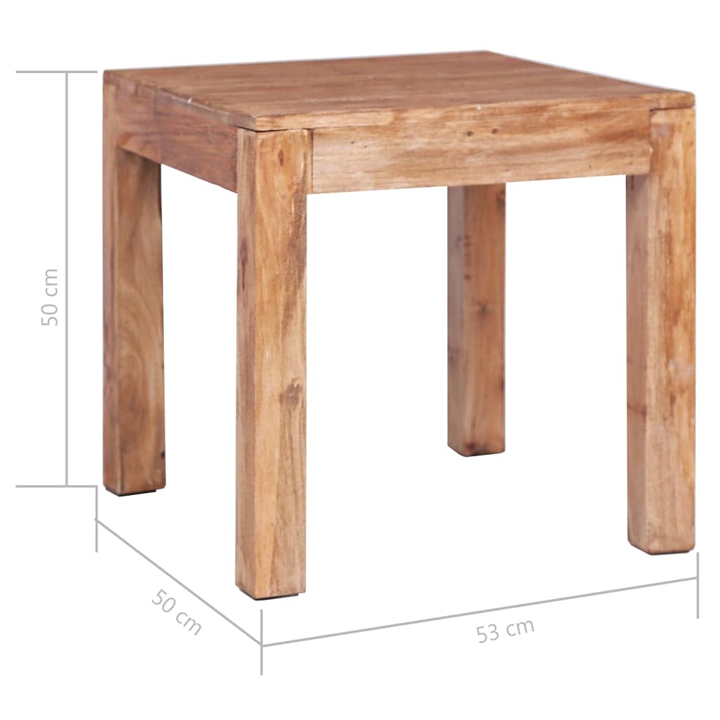 Foto 8 pulgar | Mesa De Café Vidaxl De Madera Maciza Hecha A Mano Con Madera Recuperada - Venta Internacional.