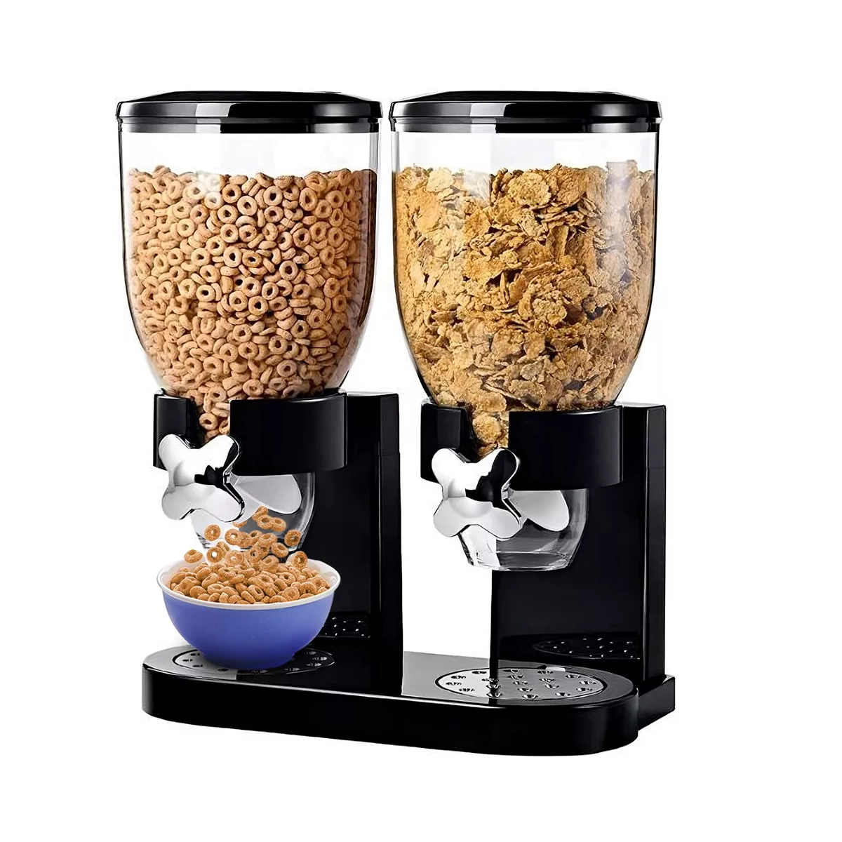 Foto 2 | Dispensador De Cereal Despachador Doble Alimentos Y Semillas Eo Safe Imports Esi-11629 Negro