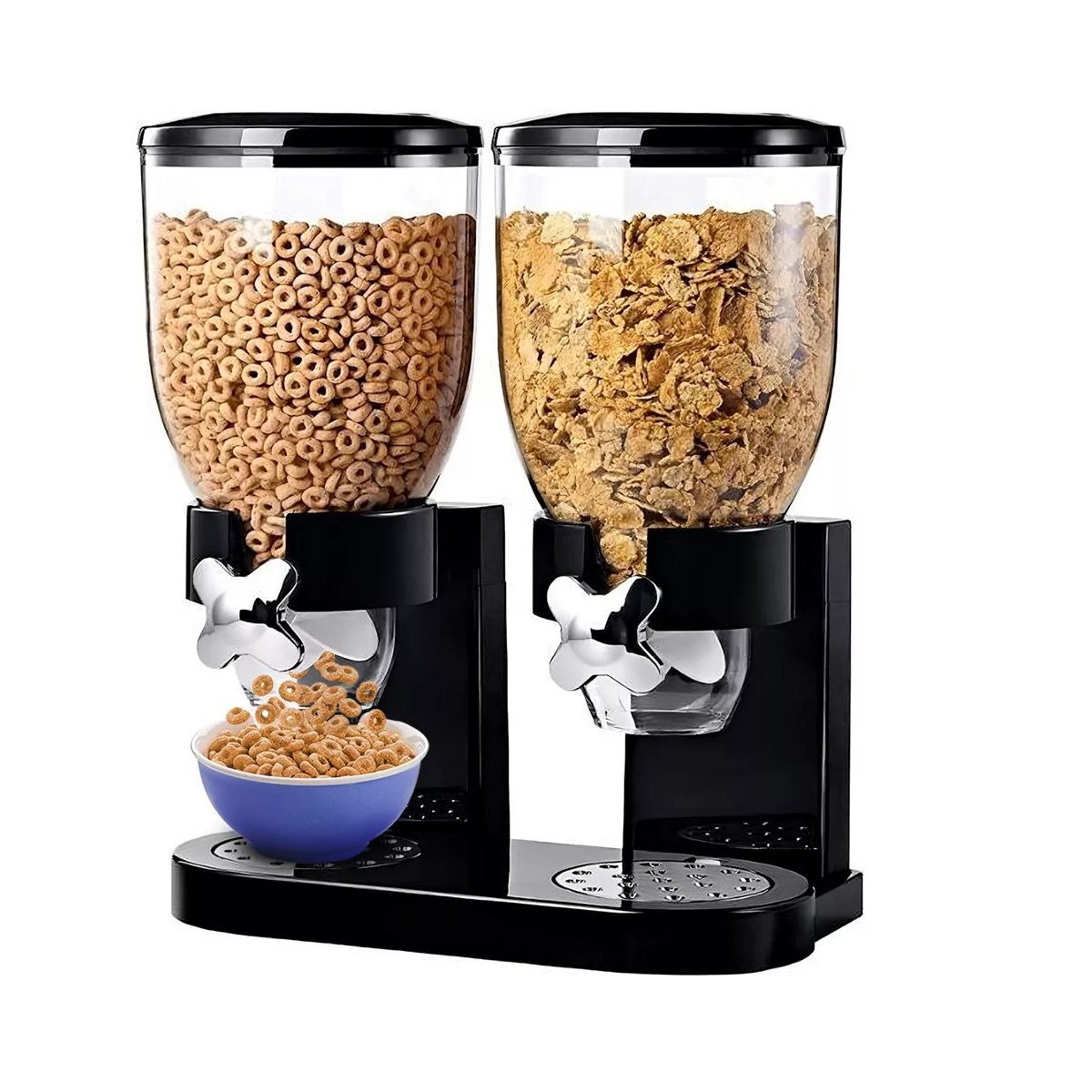 Foto 4 pulgar | Dispensador De Cereal Despachador Doble Alimentos Y Semillas Eo Safe Imports Esi-18121 Negro
