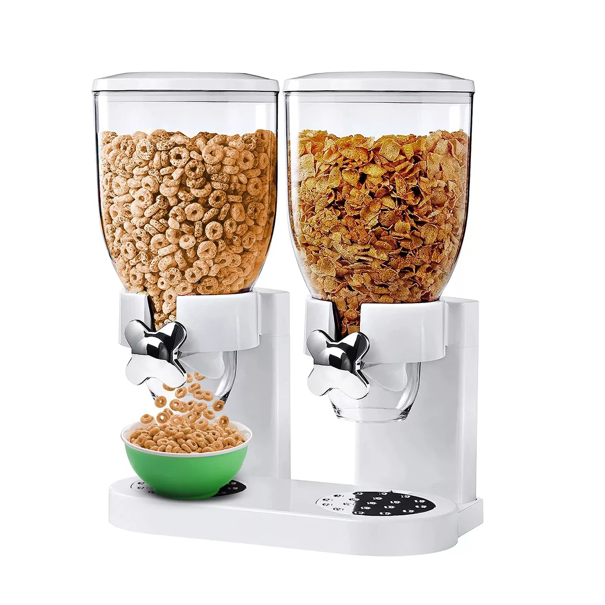 Foto 4 pulgar | Dispensador De Cereal Despachador Doble Alimentos Y Semillas Eo Safe Imports Esi-18120 Blanco