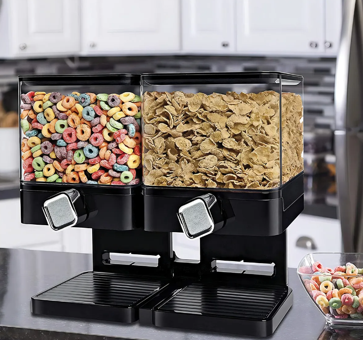 Foto 5 | Dispensador De Cereal Xtellar Cuadrado Negro