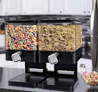 Foto 5 | Dispensador De Cereal Xtellar Cuadrado Negro