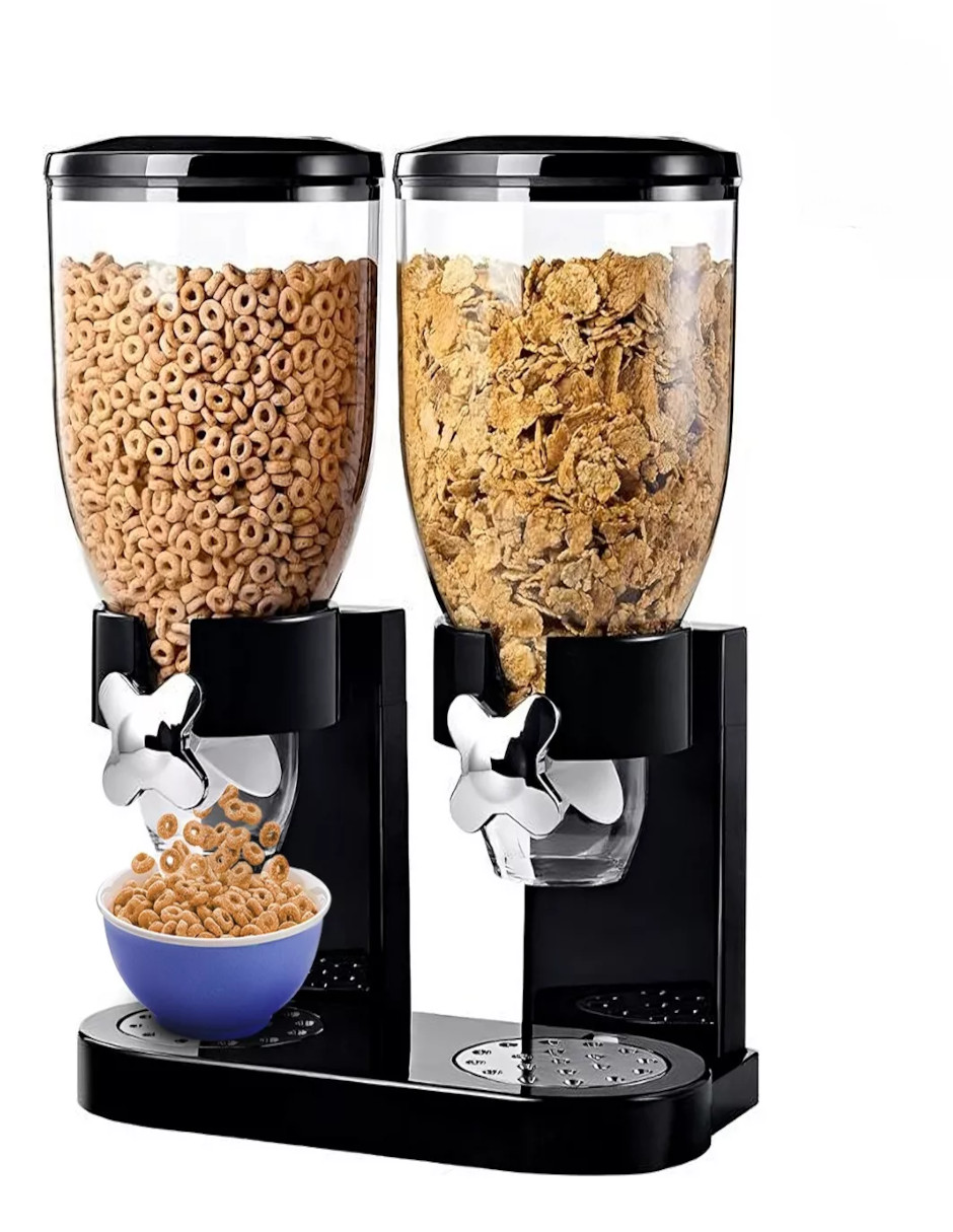 Foto 6 pulgar | Dispensador De Cereal Color Negro + Termo Güish Gratis