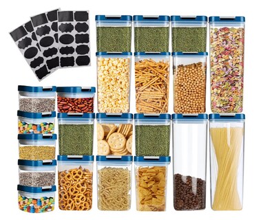 Foto 1 | 21 Xtellar Dispensadores De Cereales Herméticos Recipiente Plástico Para Almacenamiento Cereal Y Semillas