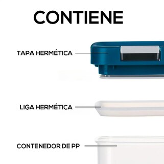 Foto 3 | 21 Xtellar Dispensadores De Cereales Herméticos Recipiente Plástico Para Almacenamiento Cereal Y Semillas