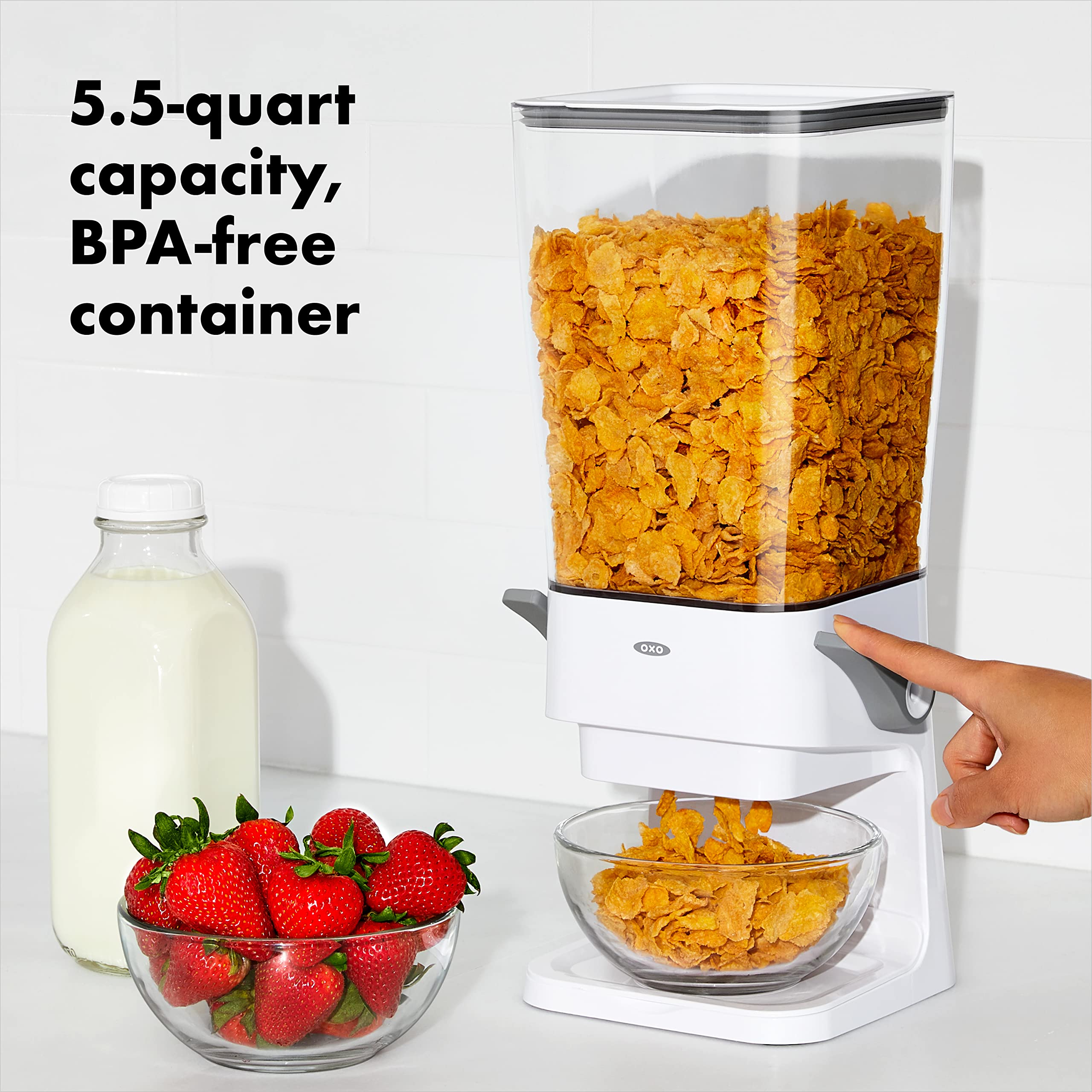 Foto 3 | Dispensador De Cereales Oxo Good Grips Para Encimera, Capacidad De 5,2 Litros - Venta Internacional.