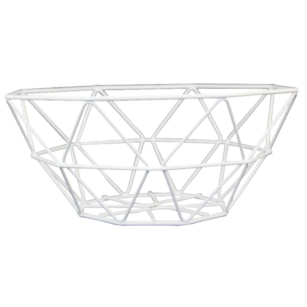 Foto 1 | Frutero Octagonal color Blanco de Acero Inoxidable Cocina Brang