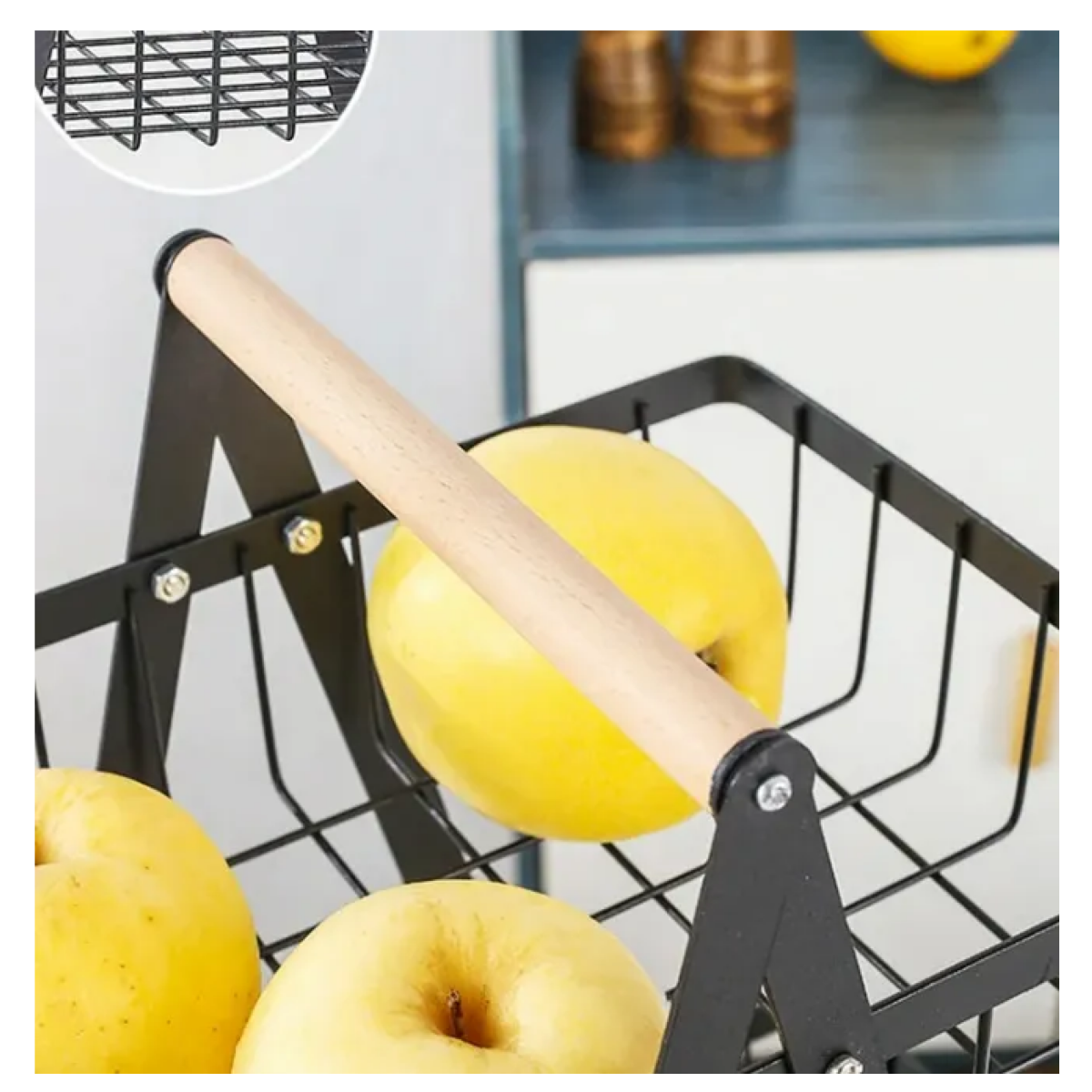 Foto 4 pulgar | Frutero Negro Eo Safe Imports 3 Niveles