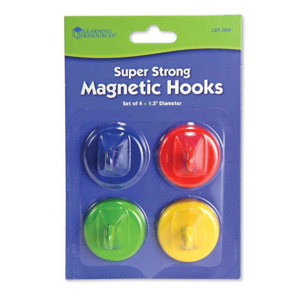 Foto 4 pulgar | Ganchos Magnéticos Learning Resources Superfuertes, 4 Piezas - Venta Internacional.