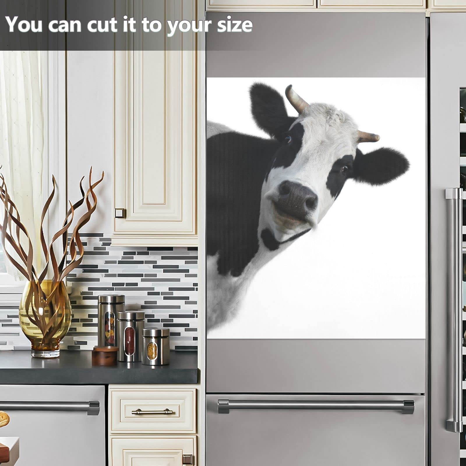 Foto 3 pulgar | Funda Magnética Alaza Fun Cow Print Animal Para Lavavajillas 58,42 X 66,04 Cm - Venta Internacional.